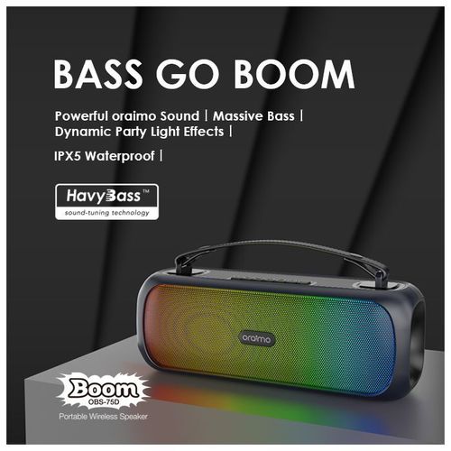 oraimo bass go boom speaker image