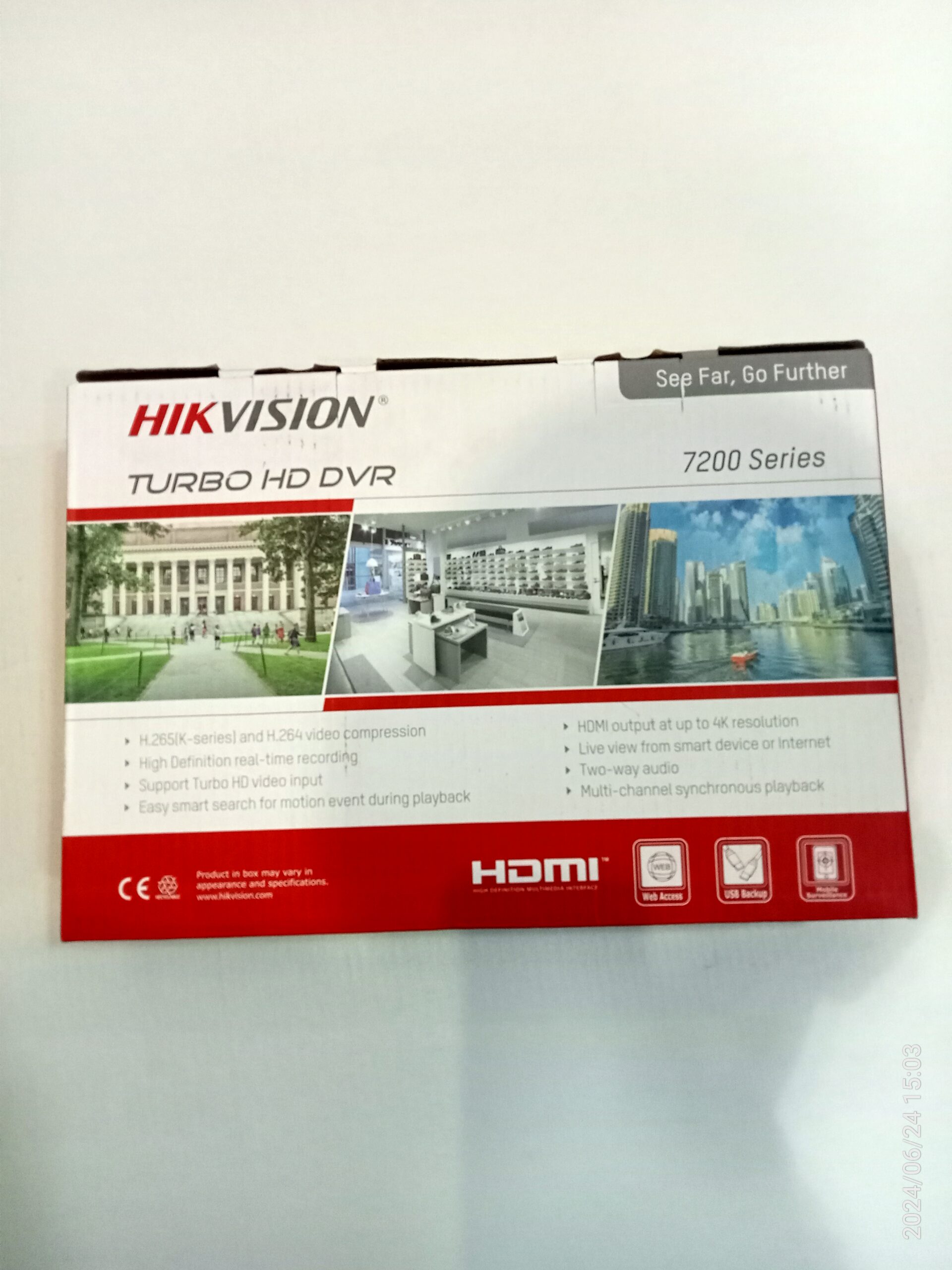 HIKVISION TURBO HD DVR 7200 Series image 1