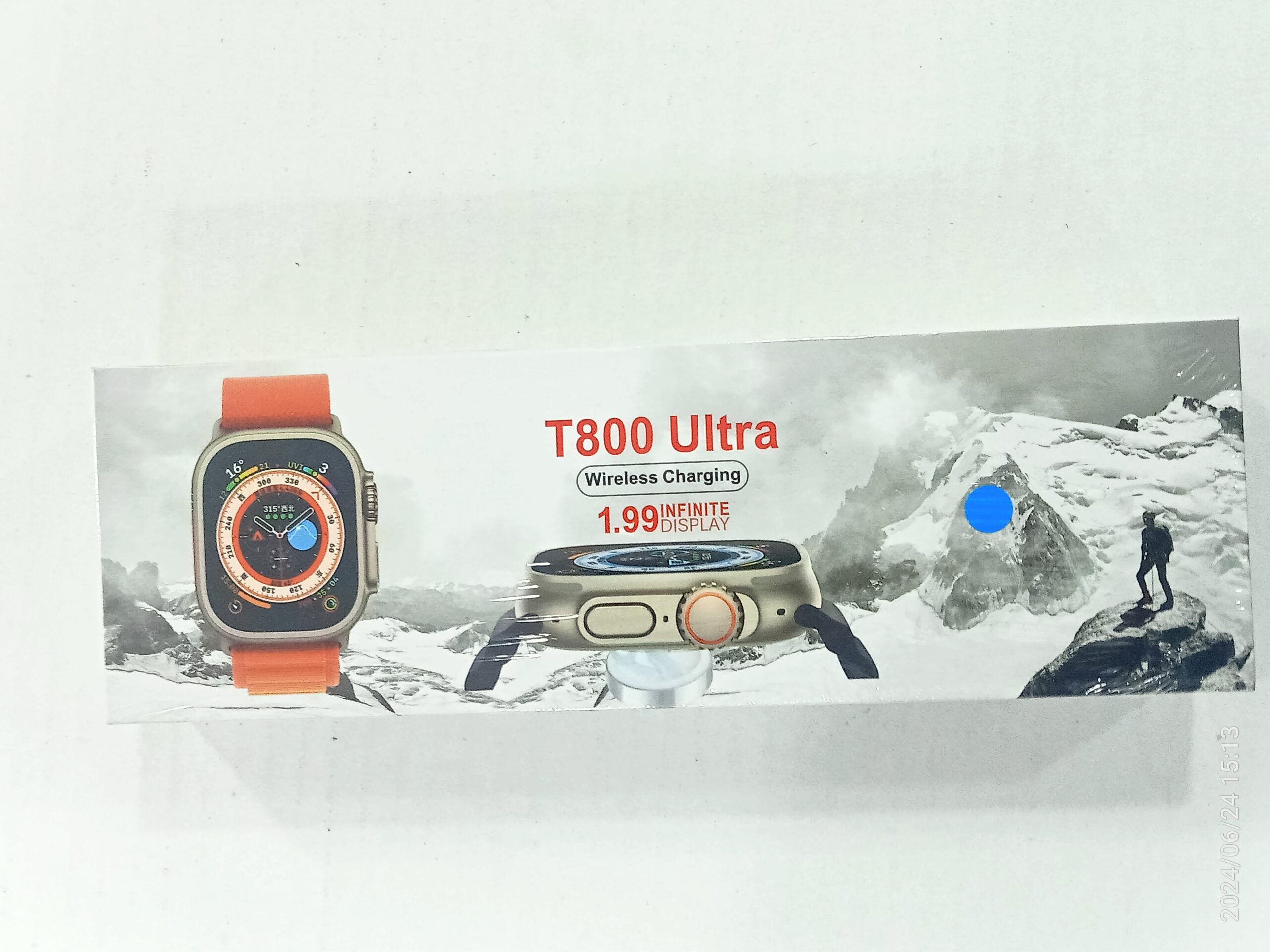 T800 Ultra Wireless Charging Smartwatch